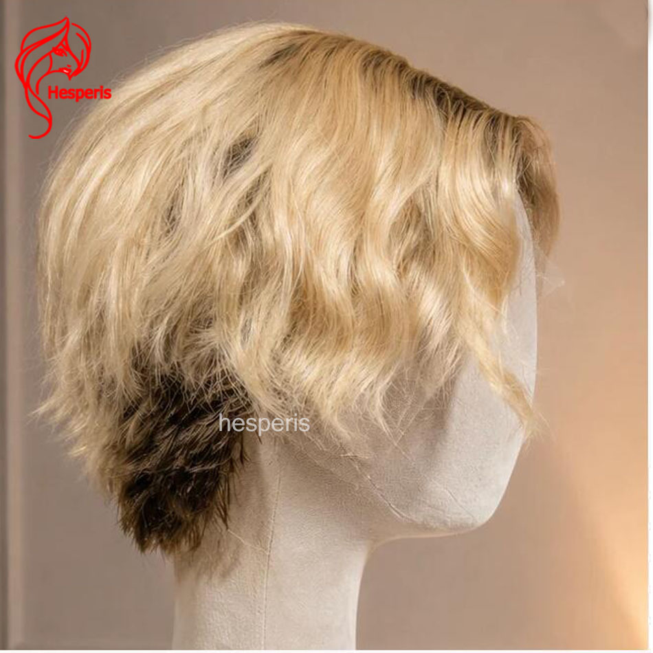 Hesperis Erkek Peruk Ombre Sar - Glueless Wear And Go Human Hair Wig incelemesi ve fiyatı